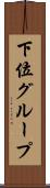 下位グループ Scroll