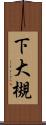 下大槻 Scroll
