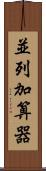 並列加算器 Scroll