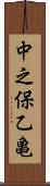 中之保乙亀 Scroll