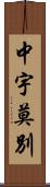 中宇莫別 Scroll