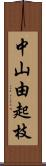 中山由起枝 Scroll