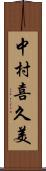 中村喜久美 Scroll