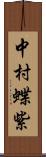 中村蝶紫 Scroll