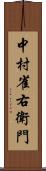 中村雀右衛門 Scroll