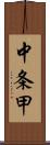 中条甲 Scroll