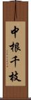 中根千枝 Scroll