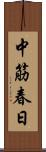 中筋春日 Scroll