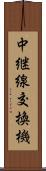 中継線交換機 Scroll