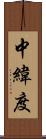 中緯度 Scroll