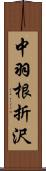 中羽根折沢 Scroll