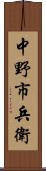 中野市兵衛 Scroll