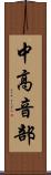 中高音部 Scroll