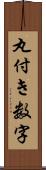 丸付き数字 Scroll