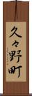 久々野町 Scroll