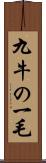 九牛の一毛 Scroll