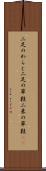 二足のわらじ Scroll