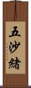 五沙緒 Scroll