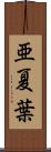 亜夏葉 Scroll