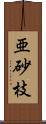 亜砂枝 Scroll