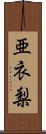 亜衣梨 Scroll