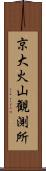 京大火山観測所 Scroll