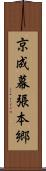 京成幕張本郷 Scroll