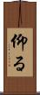 仰る Scroll
