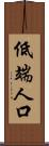 低端人口 Scroll