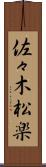佐々木松楽 Scroll