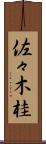 佐々木桂 Scroll