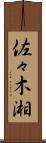 佐々木湘 Scroll