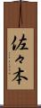 佐々本 Scroll
