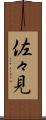 佐々見 Scroll