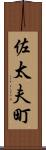 佐太夫町 Scroll