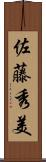 佐藤秀美 Scroll