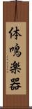 体鳴楽器 Scroll
