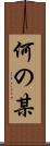 何の某 Scroll