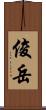 俊岳 Scroll