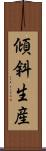 傾斜生産 Scroll