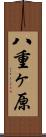 八重ヶ原 Scroll
