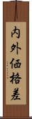 内外価格差 Scroll