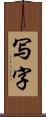 写字 Scroll