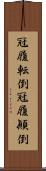 冠履転倒;冠履顚倒 Scroll