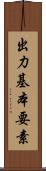 出力基本要素 Scroll