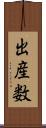 出産数 Scroll