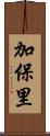 加保里 Scroll