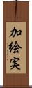 加絵実 Scroll