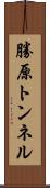 勝原トンネル Scroll
