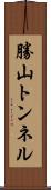 勝山トンネル Scroll